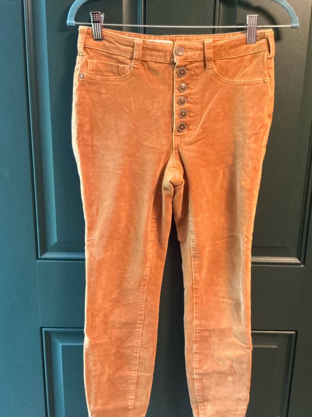 Anthropologie Pilcro women’s skinny corduroy pants 27x25